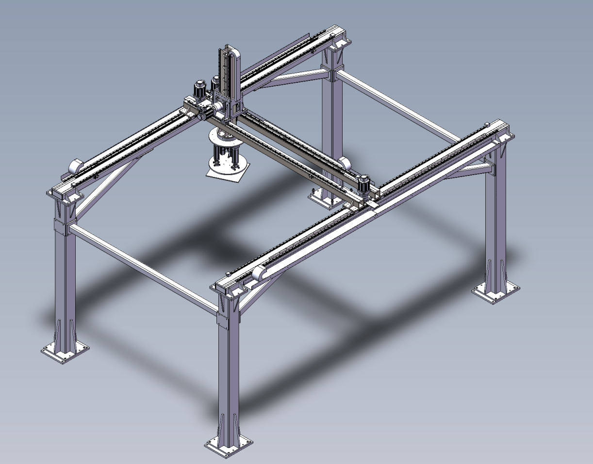 UCANI gantry combination module, heavy-duty sliding platform module, large gantry mechanical mobile phone, human ground rail